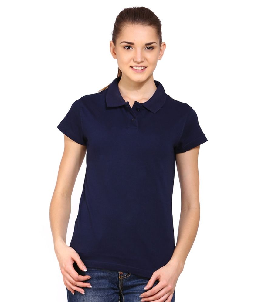     			Ap'pulse Blue Cotton Polos