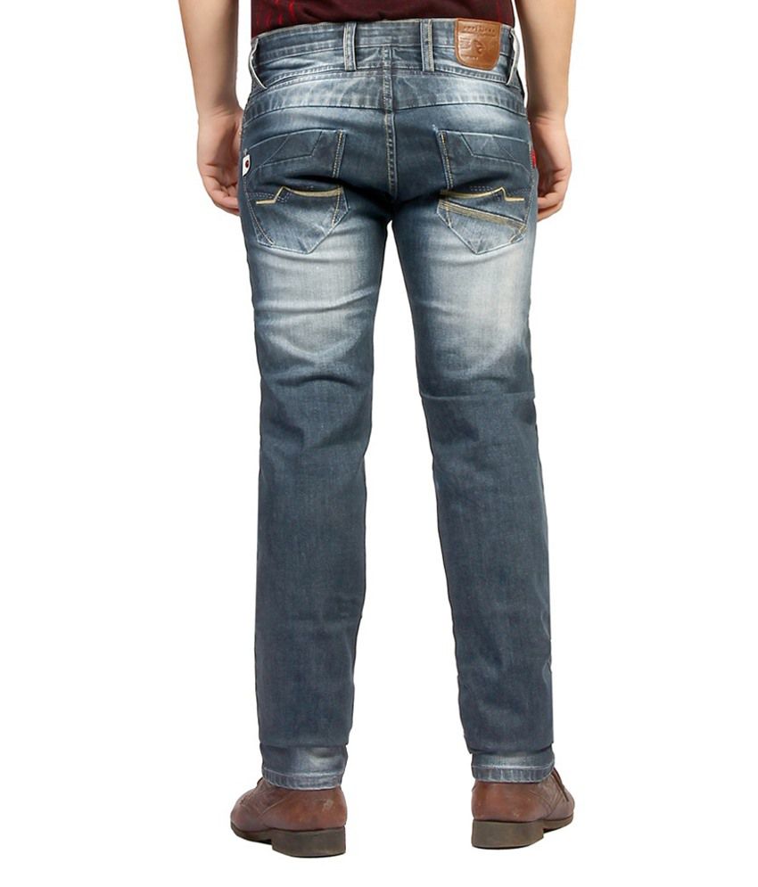 MRF Blue Slim Fit Jeans - Buy MRF Blue Slim Fit Jeans Online at Best ...