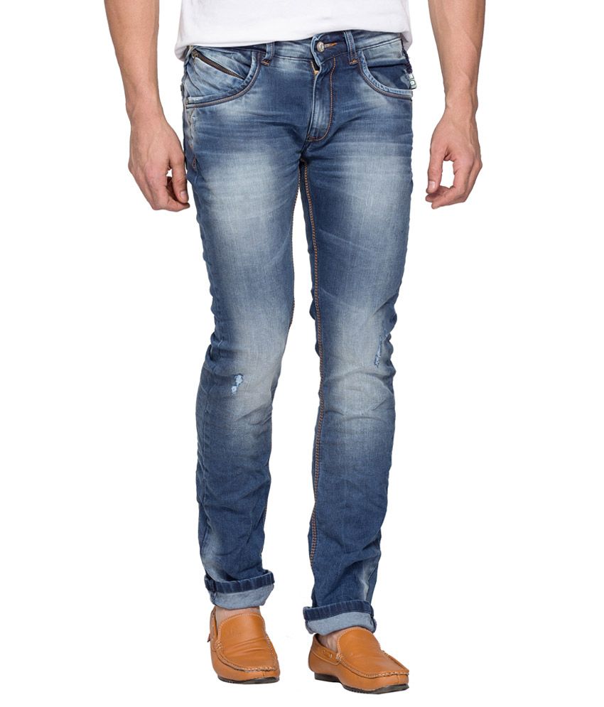 spykar regular men blue jeans