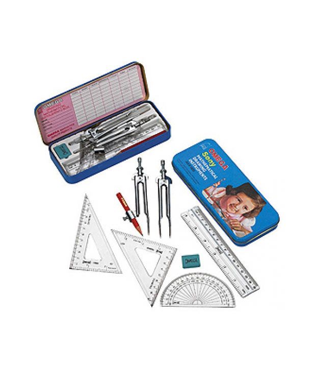 Omega Sony Mathematical  Instrument  Set Pack Of 5 Buy 