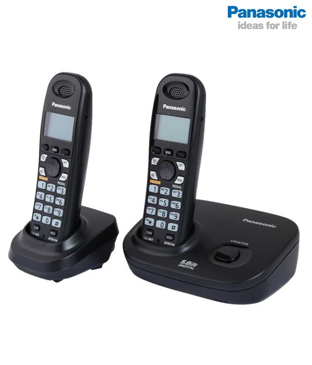 Panasonic Kx-tg4312bx Cordless Landline Phone ( Black )