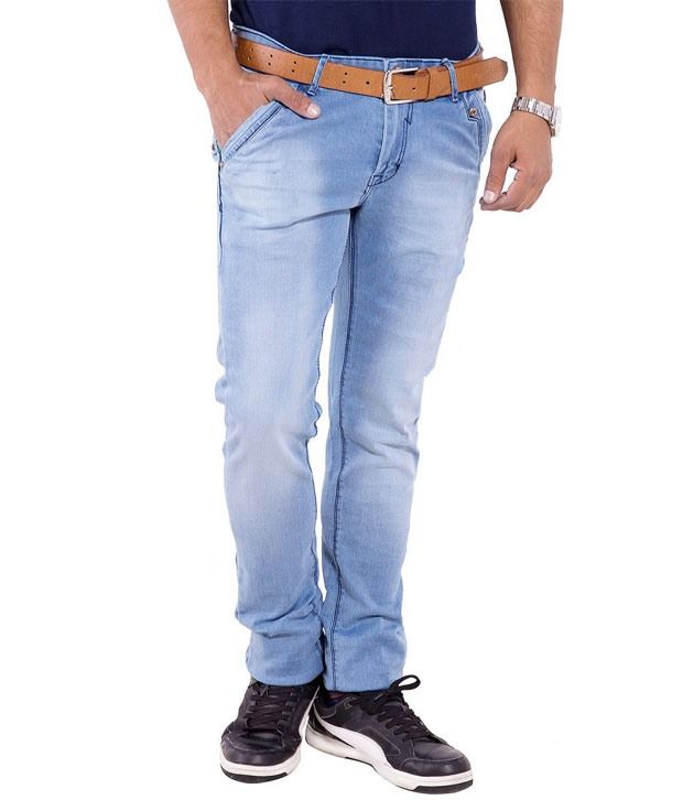 Urban Faith Blue Regular Fit Jeans 
