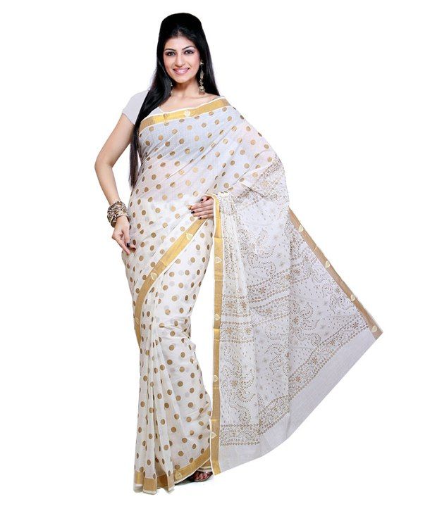 kasavu saree flipkart