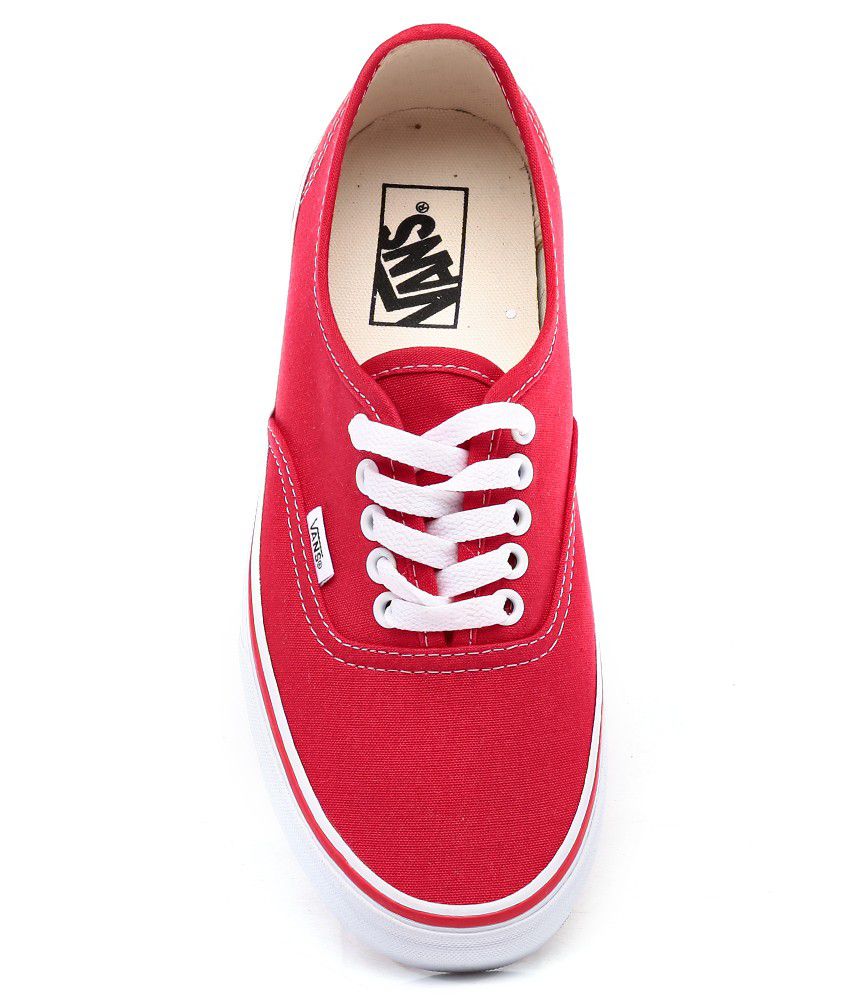 VANS Red Lifestyle Shoes - Buy VANS Red Lifestyle Shoes Online at Best ...