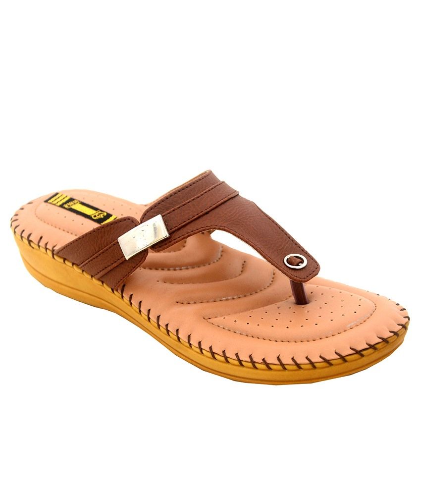 brown slip on flats