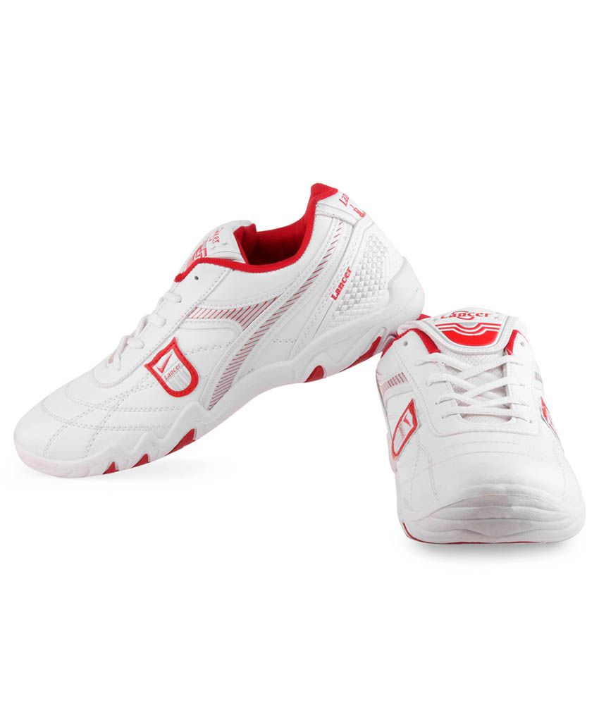lancer red shoes