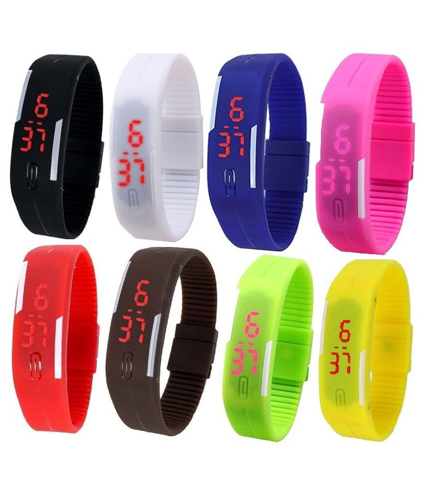 slim digital watch women's