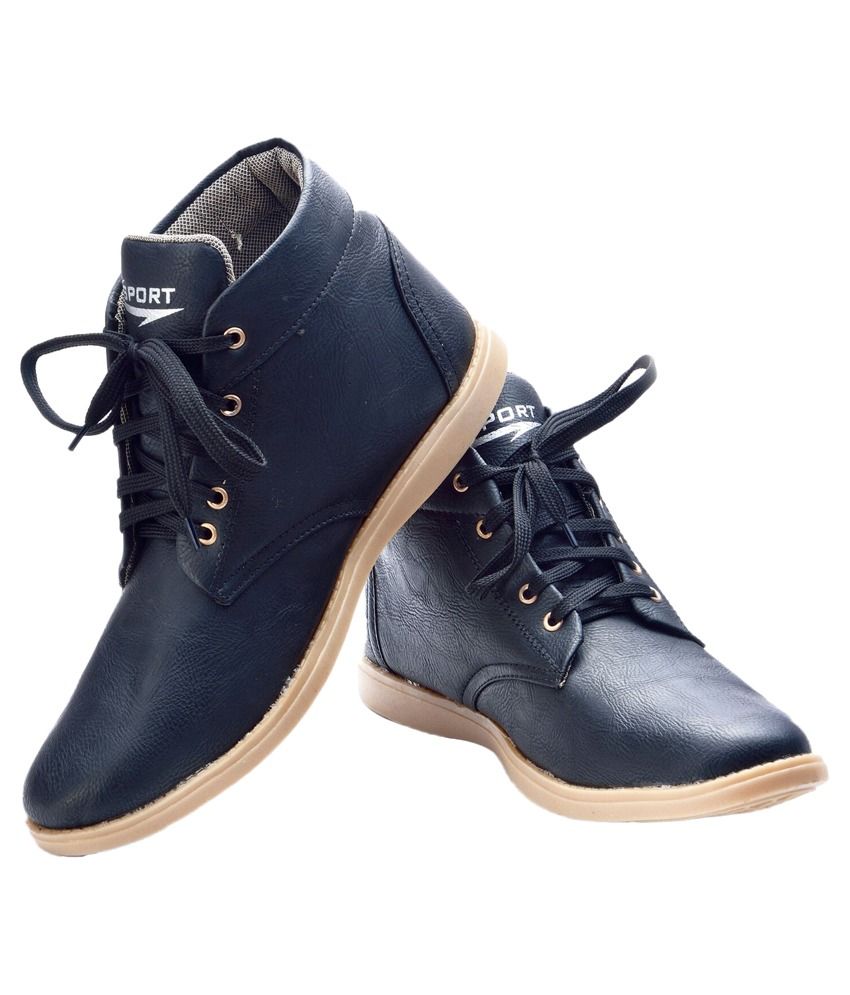 navy blue casual shoes mens
