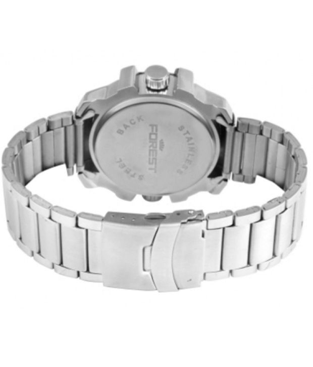Forest Silver Stainless Steel Analog Watch - Buy Forest ...