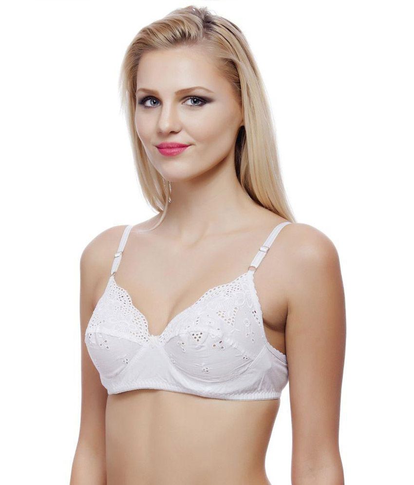 Buy Antra White Cotton Bra Online At Best Prices In India Snapdeal