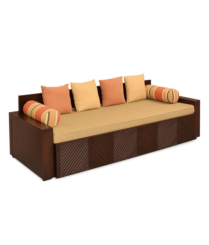 @Home Ohio Fabric Sofa Cum Bed
