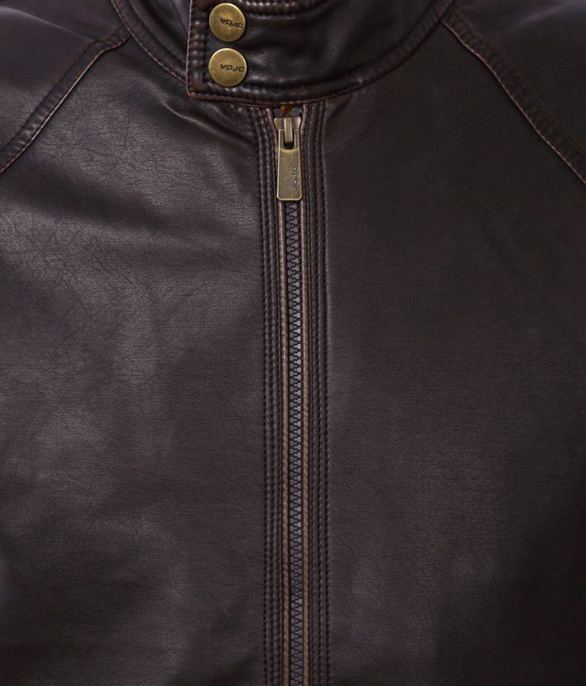 van heusen leather jacket