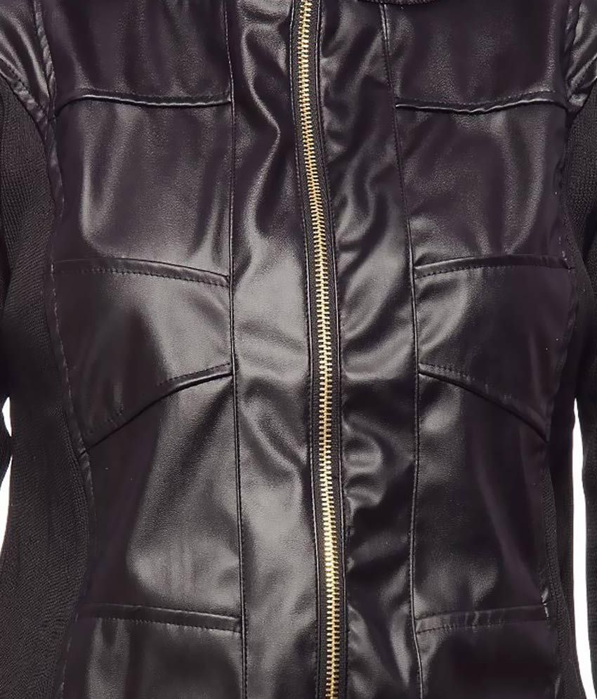 Buy Clo Clu Black Leather Jackets Online at Best Prices in India - Snapdeal