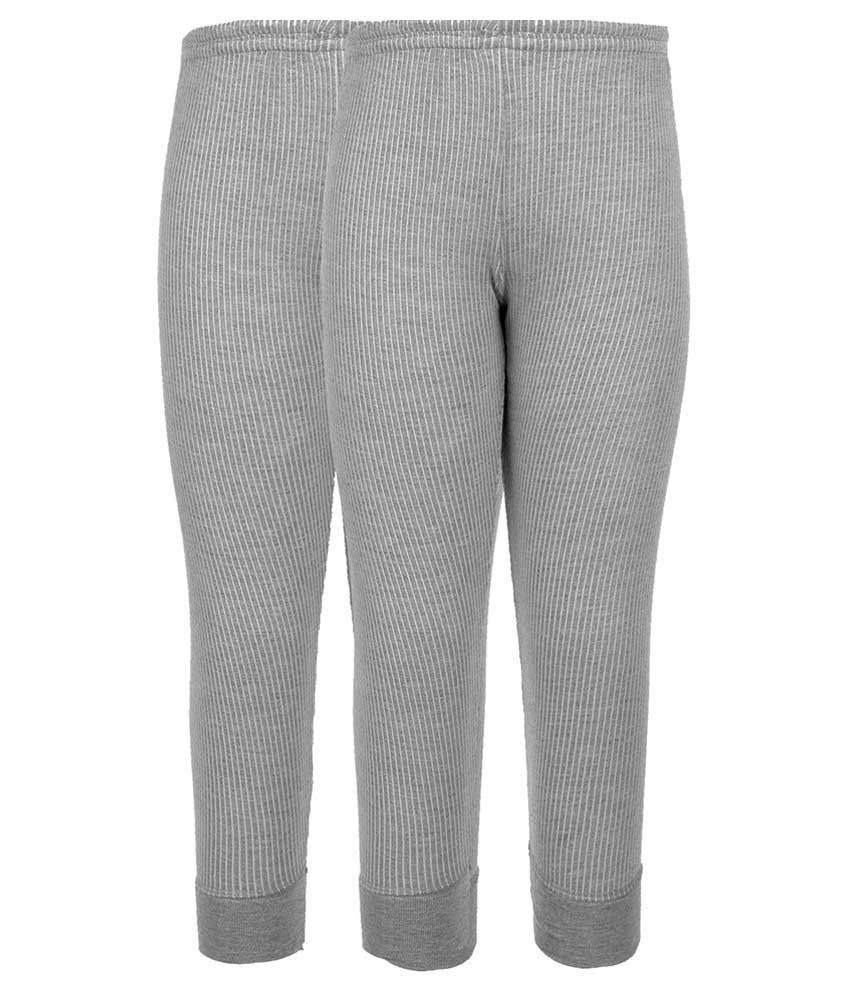     			Selfcare Grey Thermal Lower - Set Of 2
