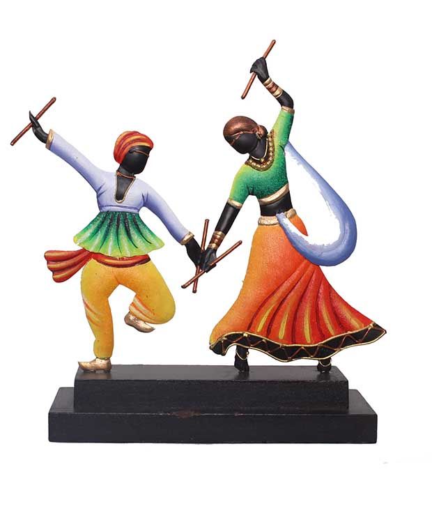 Vivante Creations Ethnic Home Decor Bastar Art Garba Dance: Buy Vivante ...