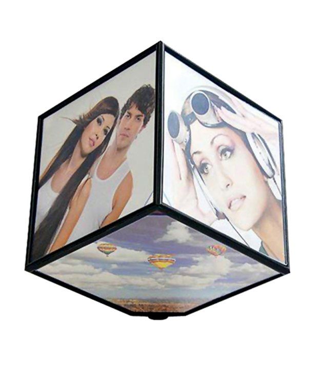 magic cube rotating photo frame