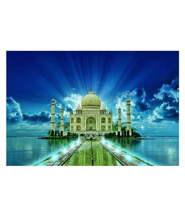 Fashion Hikes Animated Taj Mahal Poster: Buy Fashion Hikes Animated Taj