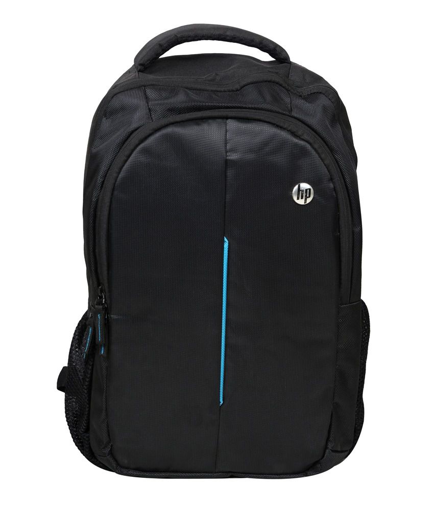 Black Canvas Backpack Manufactured For HP Laptops - Buy Black Canvas ...