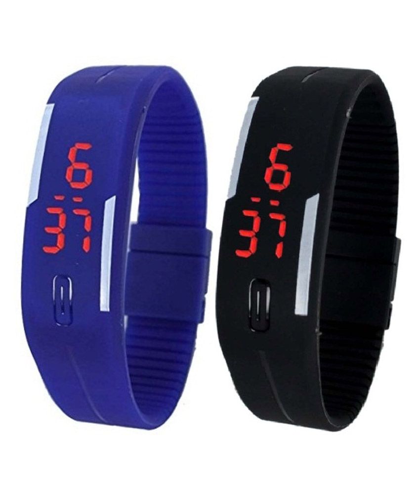 pappi boss led band watch