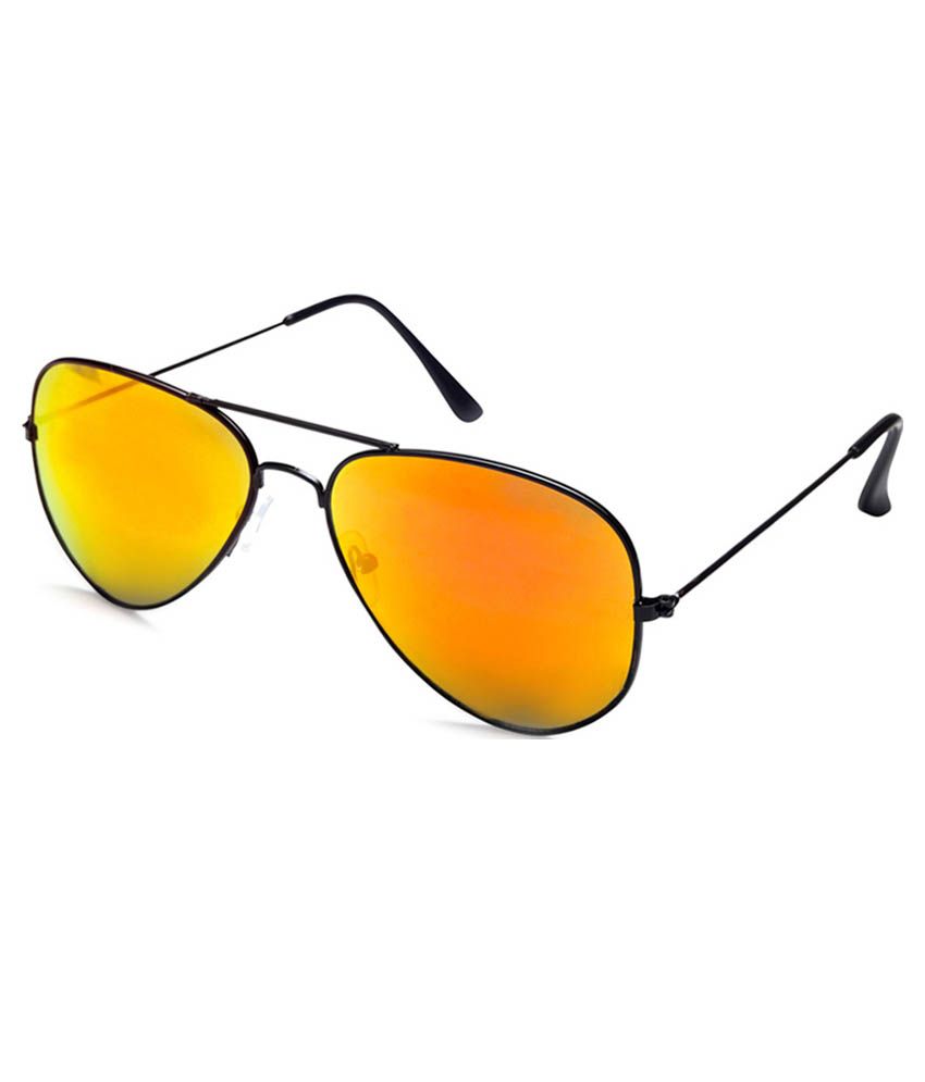 Ausy Yellow Lens Aviator Sunglasses For Men And Women Buy Ausy Yellow Lens Aviator Sunglasses 