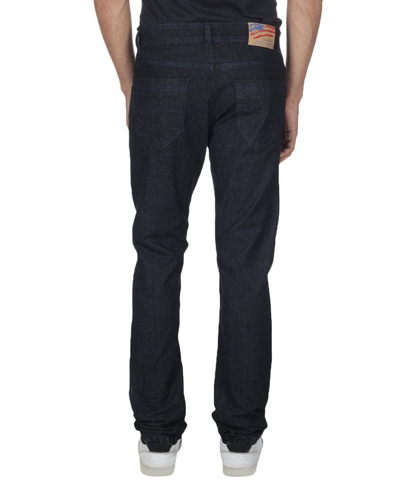 Fashion Flag Black Cotton Jeans Buy Fashion Flag Black Cotton Jeans