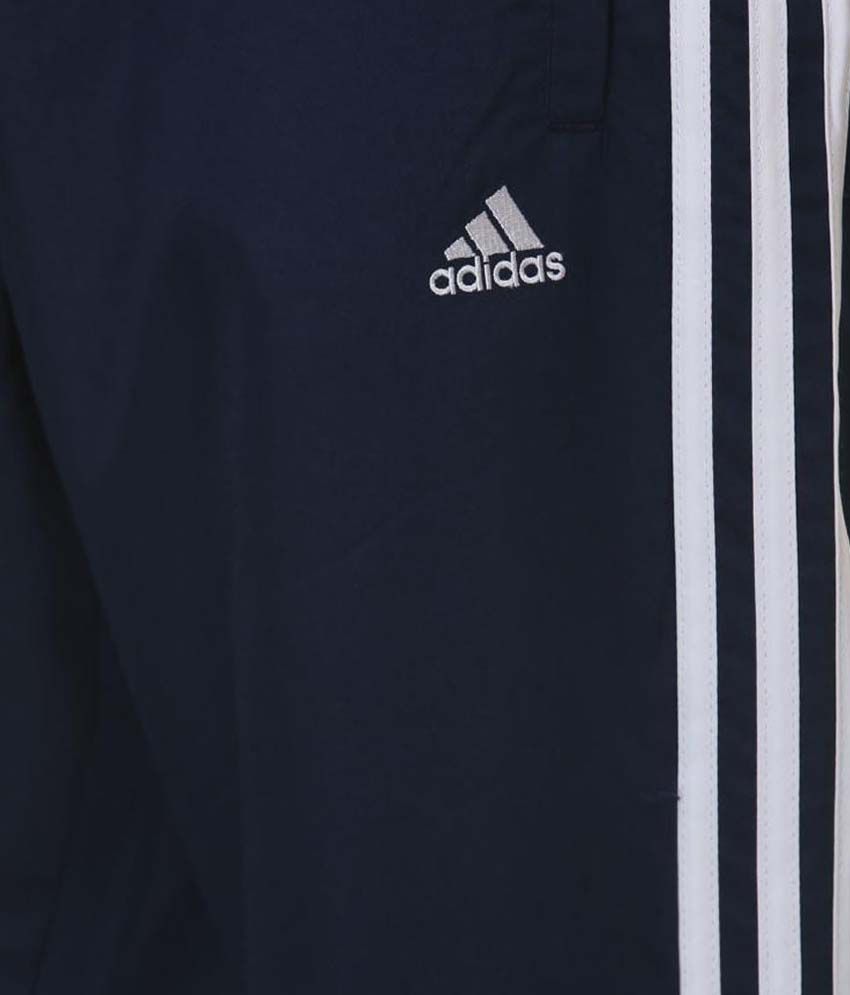 Adidas Navy Blue Polyester Track Suit - Buy Adidas Navy Blue Polyester ...