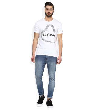 being human white t shirt