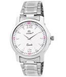 Adamo Analogue White Dial Men'S Watch