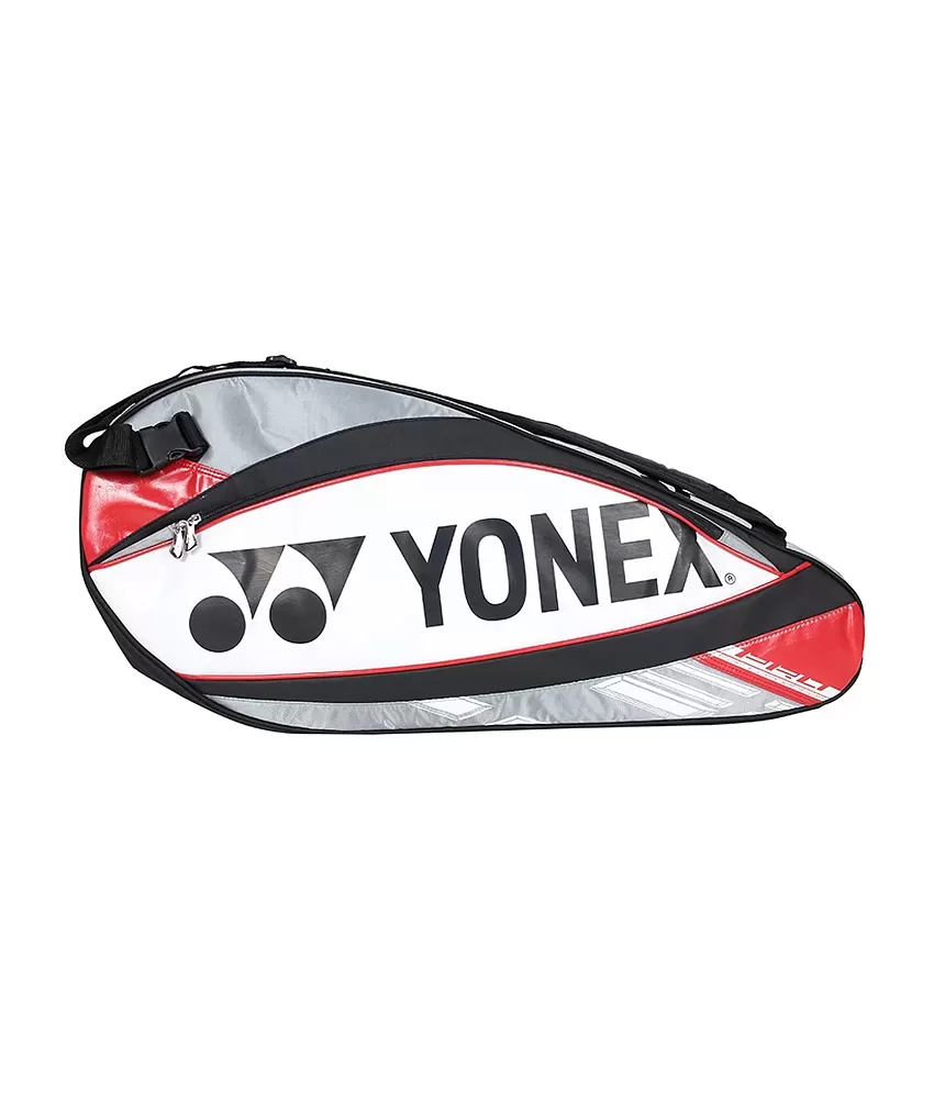 Yonex Badminton Kit Bag SUNR9526TG BT6 (Silver, Grey and Red) Buy Online at Best Price on Snapdeal