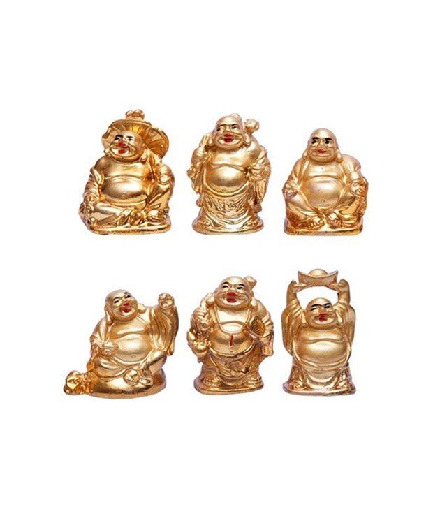     			Future Oracle Glossy Resin Feng Shui Laughing Buddha Showpiece Figurine