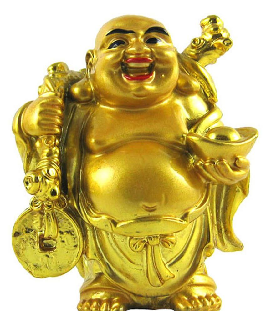     			Future Oracle Glossy Resin Vastu Feng Shui Laughing Buddha For Wealth And Happiness