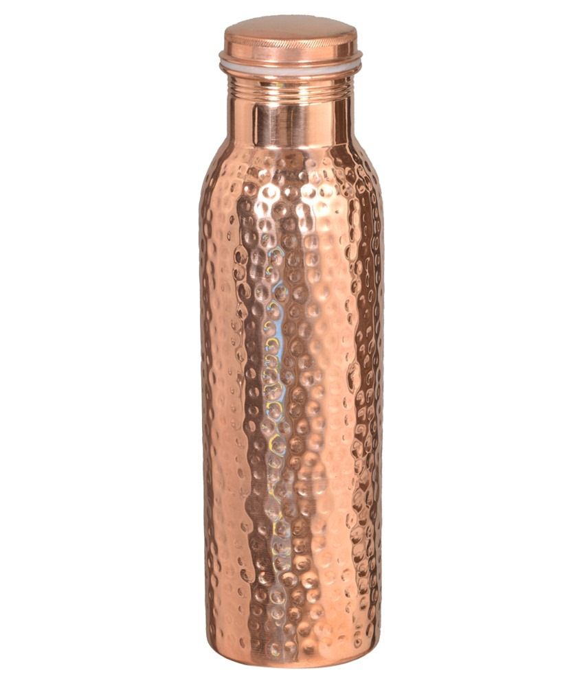     			Meera Antiques Copper Water Bottle 1000 Ml