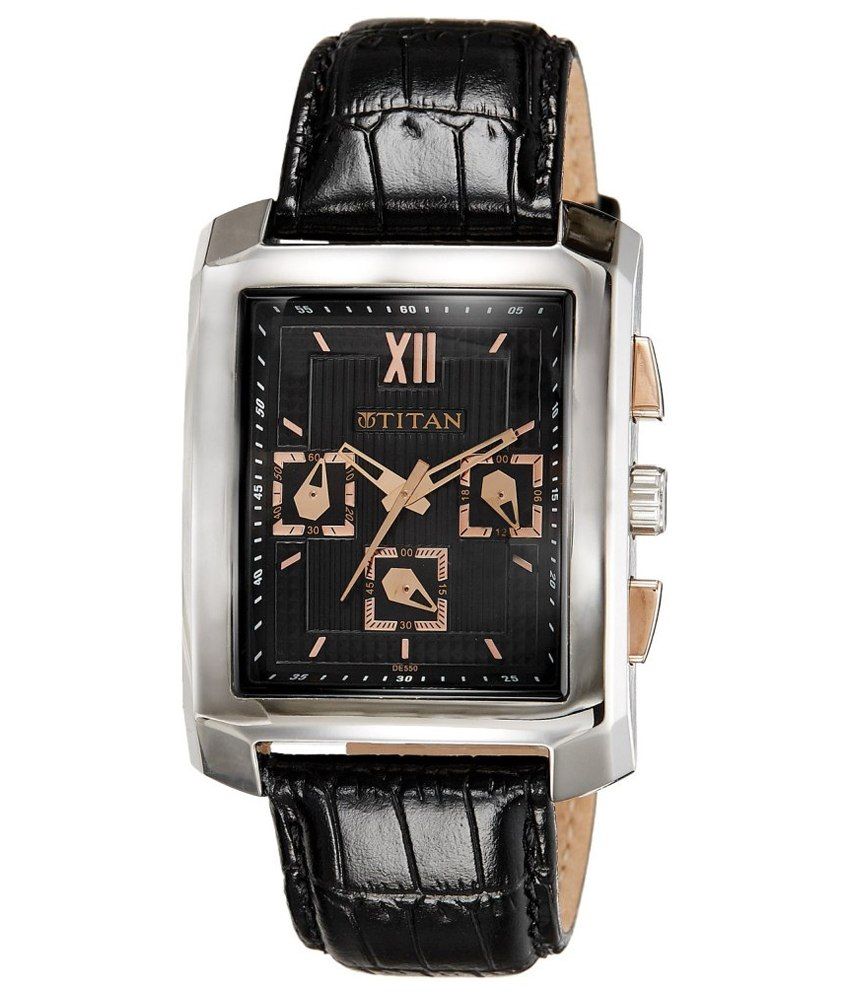 titan rectangular watches