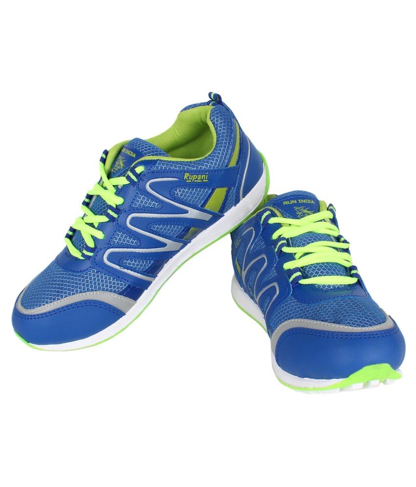 Rupani Blue & Green Sport Shoes - Buy Rupani Blue & Green Sport Shoes ...