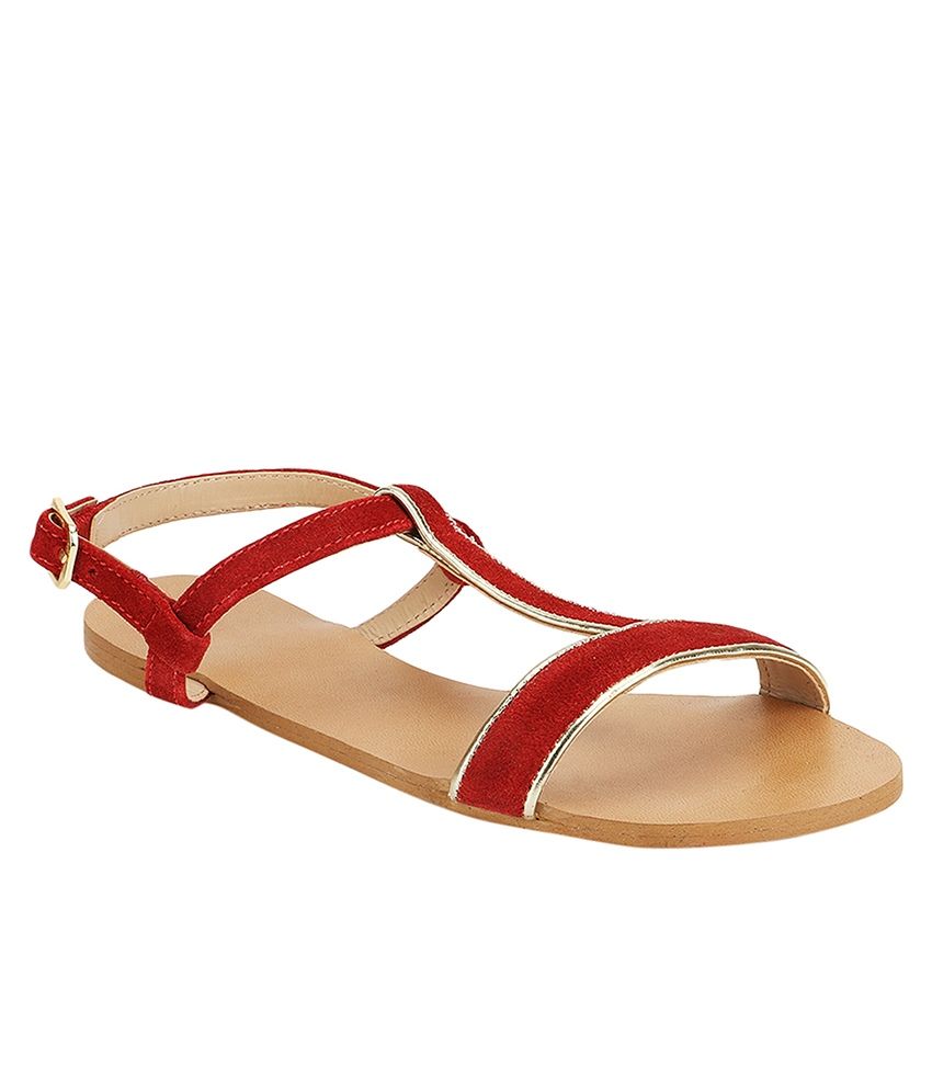 snapdeal flat sandals
