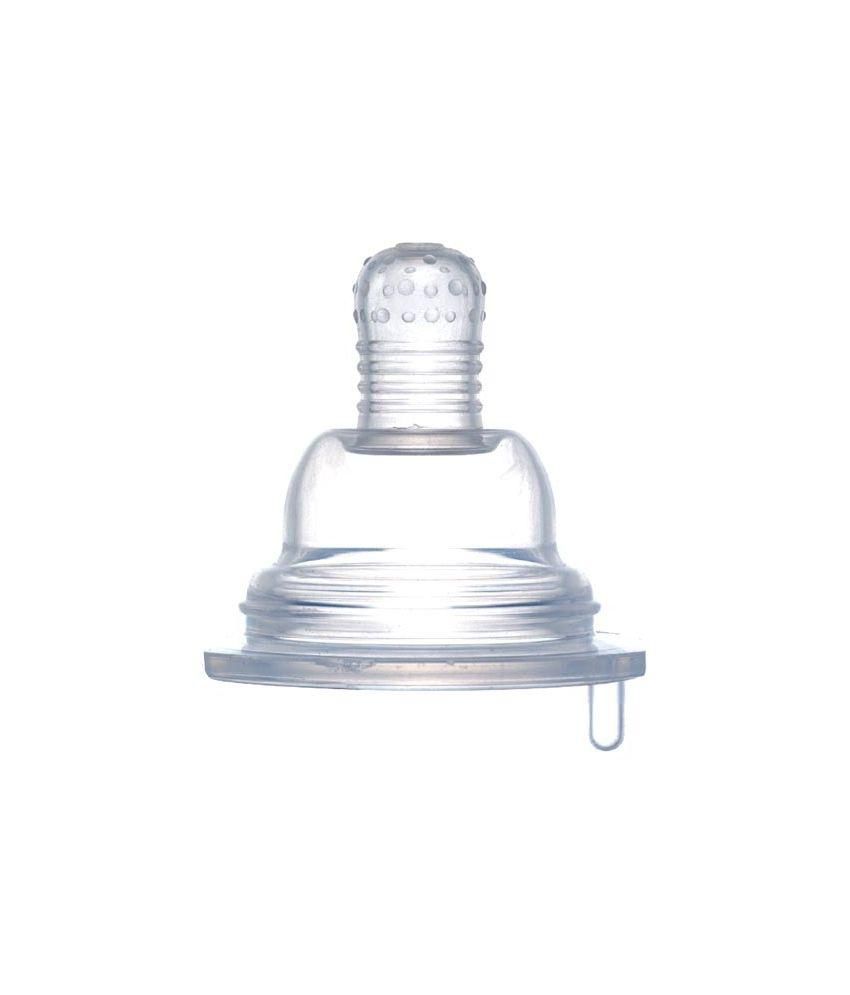 Farlin Silicon Transparent Baby Nipple (Age:6-9months)