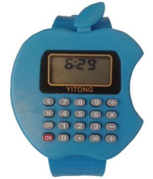 Ss Blue Apple Calculator Watch Price In India Buy Ss Blue Apple