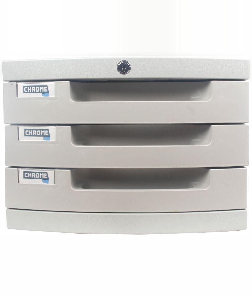 Chrome 96663 White File Cabinet With Lock Buy Online At Best Price In India Snapdeal