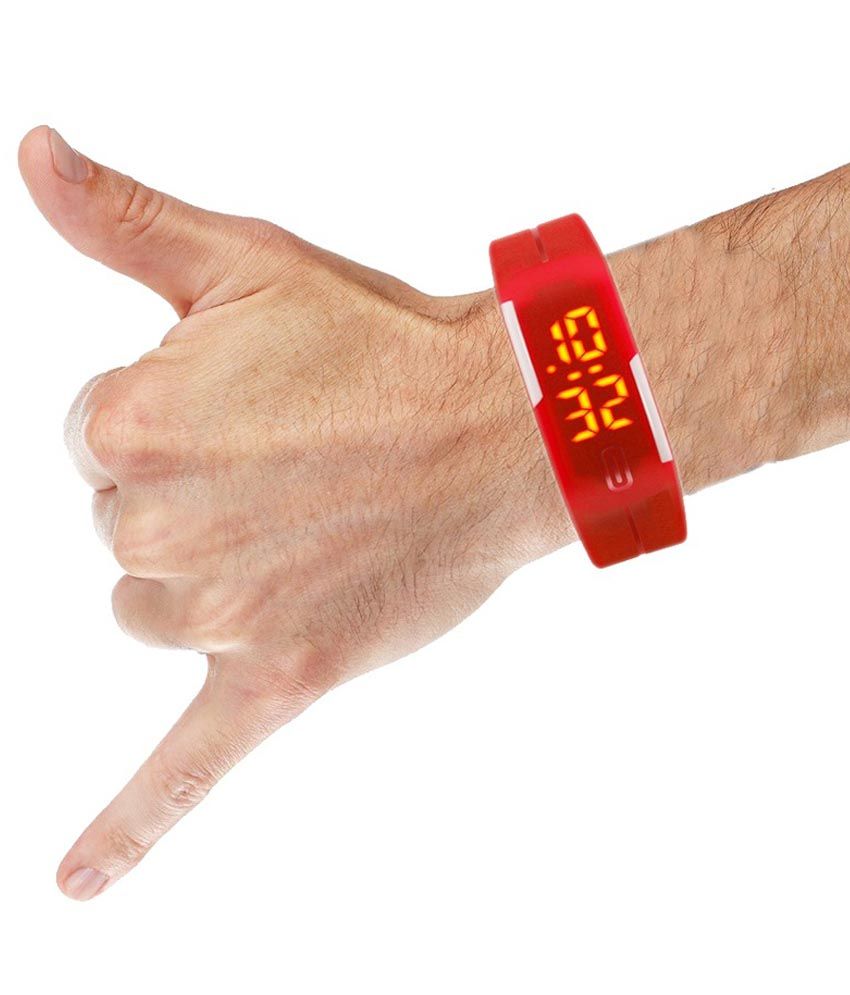 pappi boss led band watch