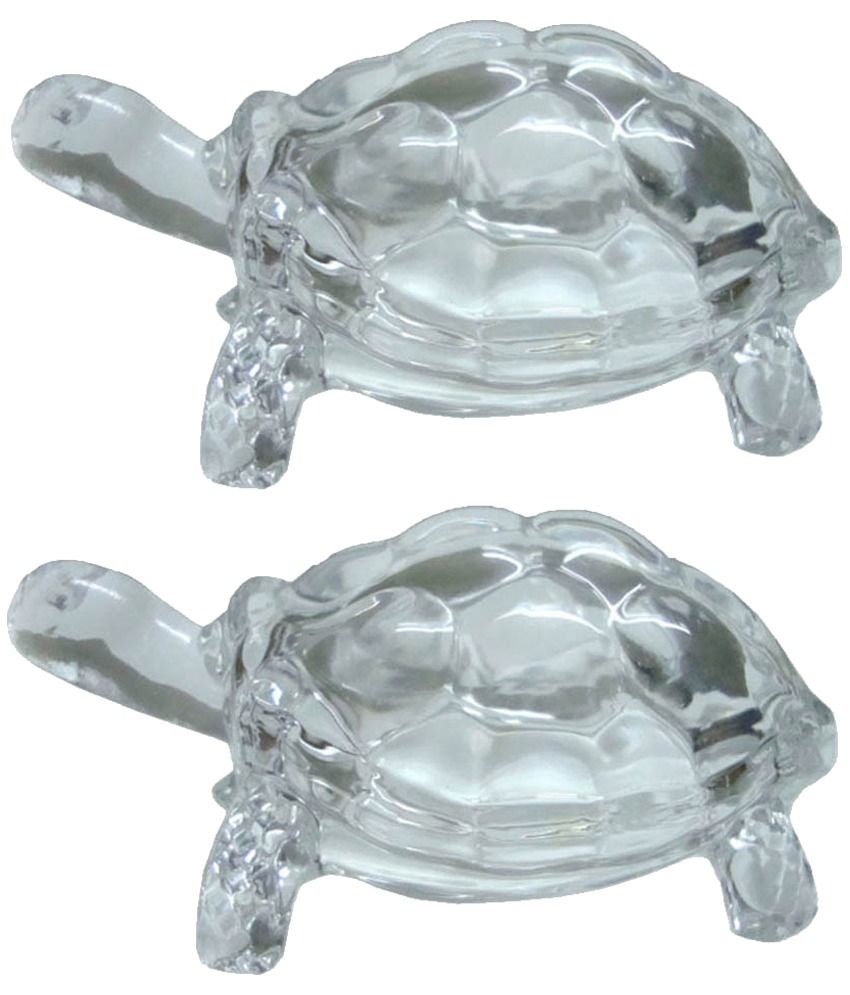     			Prax Crystal Tortoise Showpiece - Pack Of 2