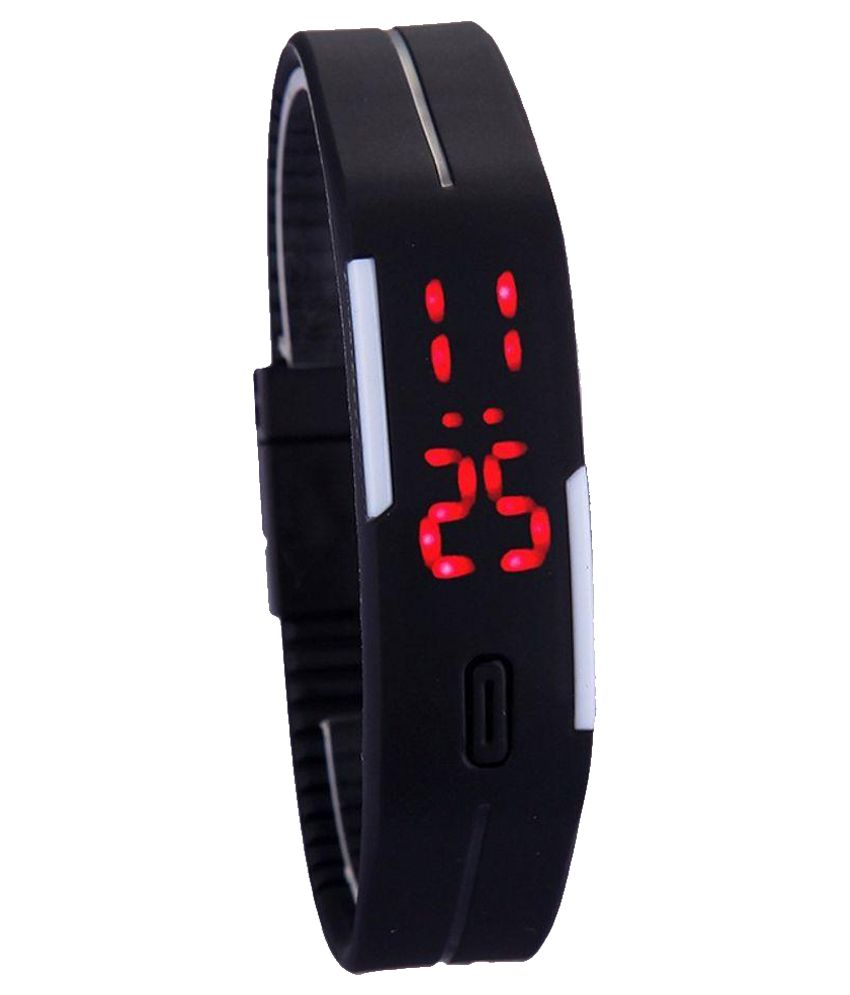black digital watches