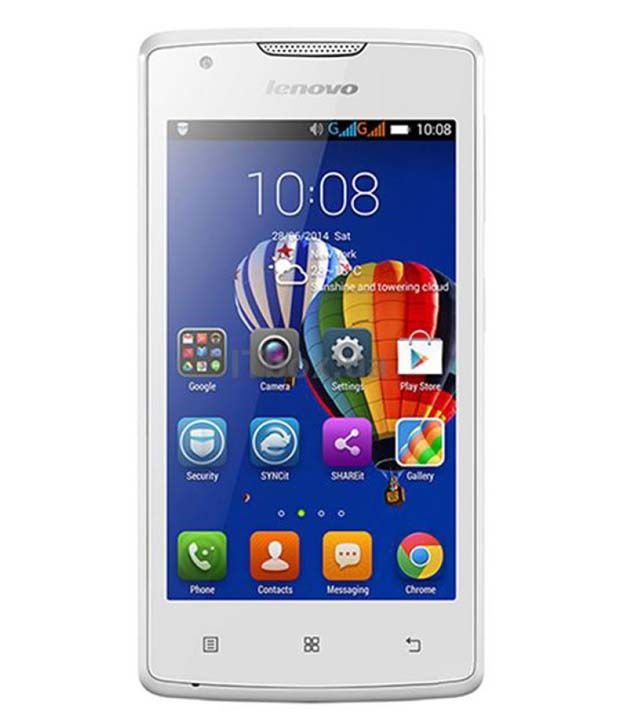 Lenovo ( 8GB , 1 GB ) White Mobile Phones Online at Low Prices