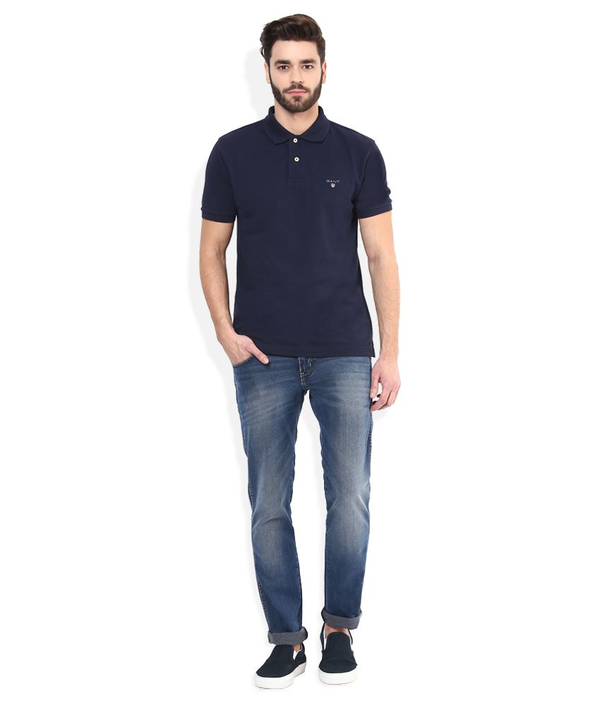 Wrangler Blue Slim Fit Jeans - Buy Wrangler Blue Slim Fit Jeans Online ...