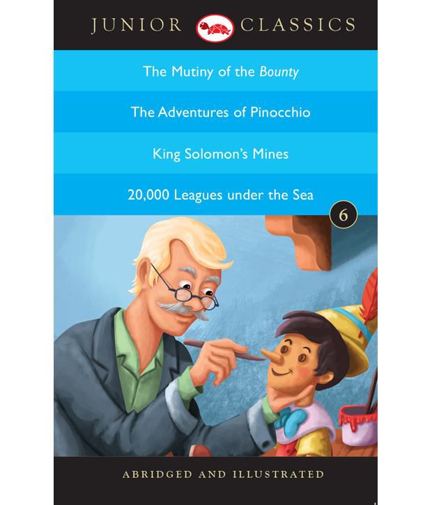    			Junior Classic - Book-6 (The Mutiny Of The Bounty, The Adventures Of Pinocchio, King Solomon'S Mines, 20,000 Leagues Under The Sea)