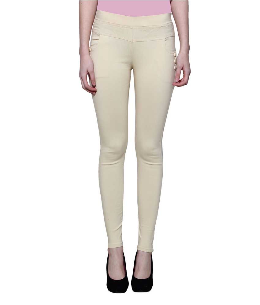 khaki jeggings