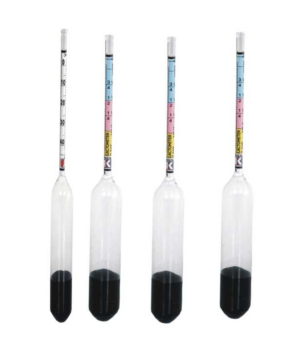 J K Scientific Industries White Glass Lactometer Set Of 4 Buy J K