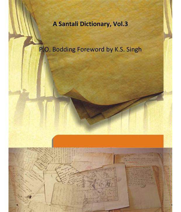     			A Santali Dictionary, Vol.3