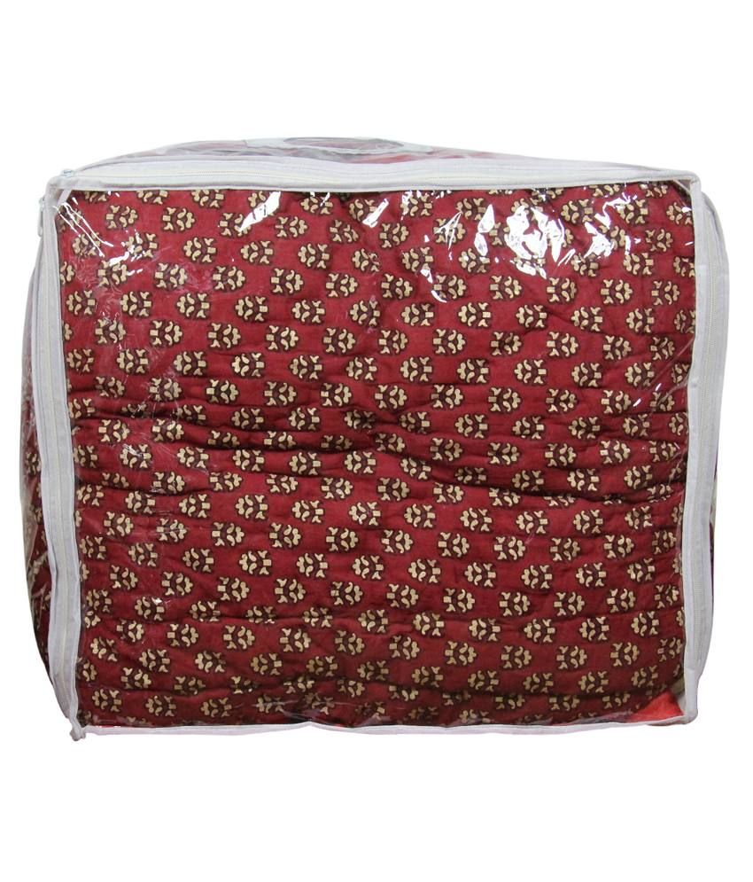 Spangle Red Cotton Ethnic Quilt Buy Spangle Red Cotton Ethnic Quilt