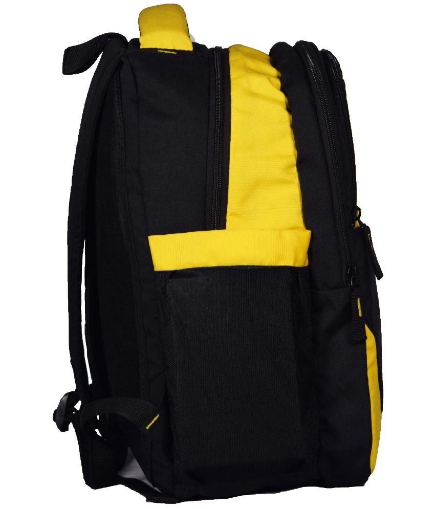 Ideal Genius Black And Yellow Backpack Buy Ideal Genius Black