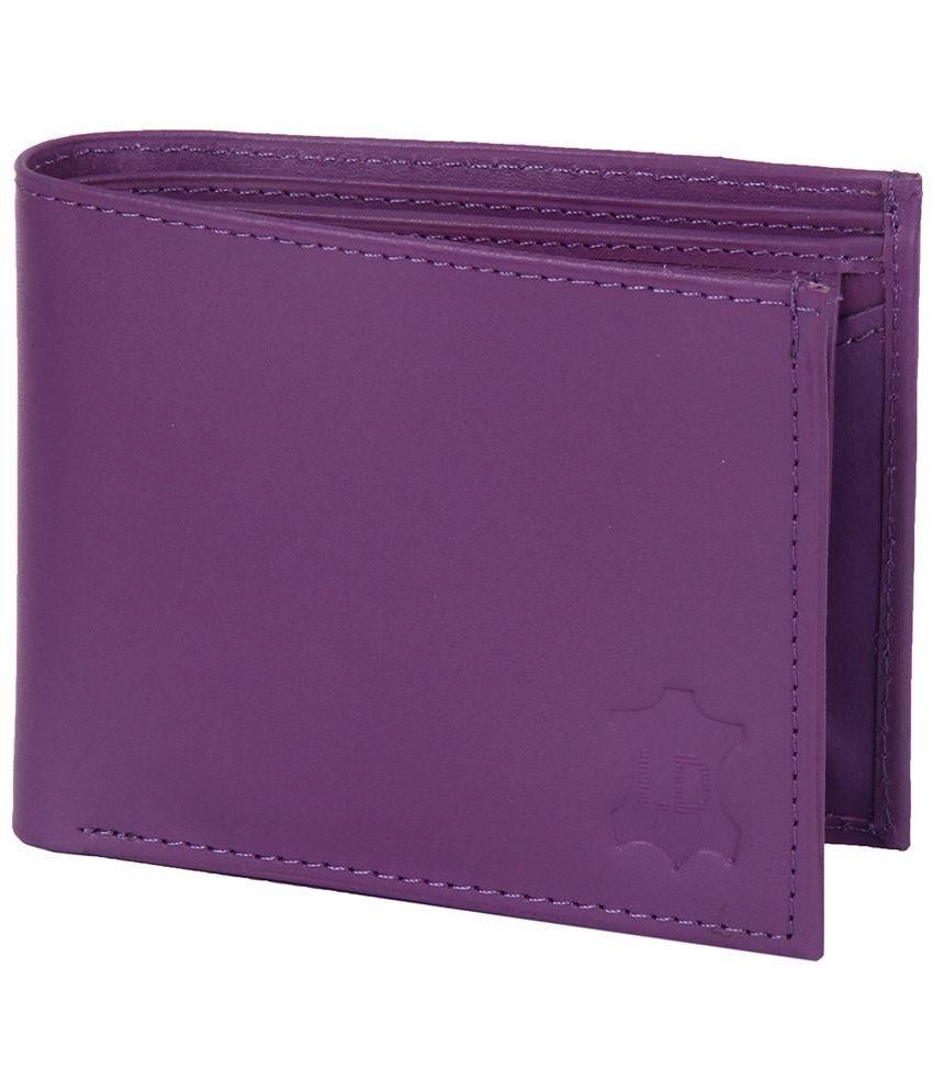 Leather Design Purple Leather Wallet For Men: Buy Online at Low Price in India - Snapdeal